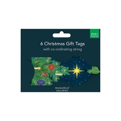 Celestial Christmas Tree Christmas Gift Tags 