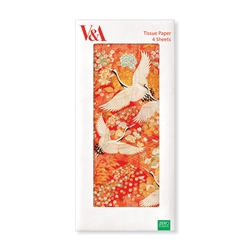 V&A Kimono Cranes Tissue Paper 