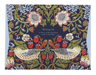 William Morris Strawberry Thief - Writing Set notecards and stationery