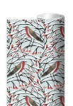 Robin and Berries Continuous Roll Wrap 