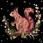 Festive Squirrel Boxed Cards 