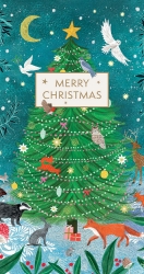 Forest Christmas Money Wallet Christmas Card 