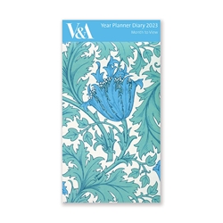 V&A Anemone Wallpaper 2023 Year Planner 