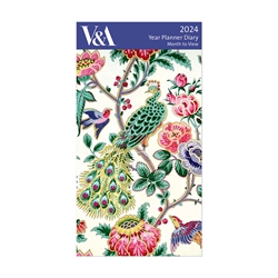 Chinoiserie Peacock 2024 Year Planner 