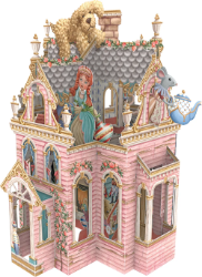 3D Pop Up Dollys House Greeting Card