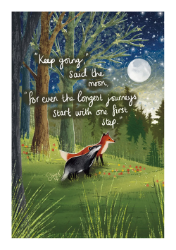 Keep Going Friendship Card