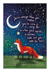 YouRe Stronger Friendship Card