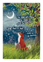 Hope Darkness Friendship Card