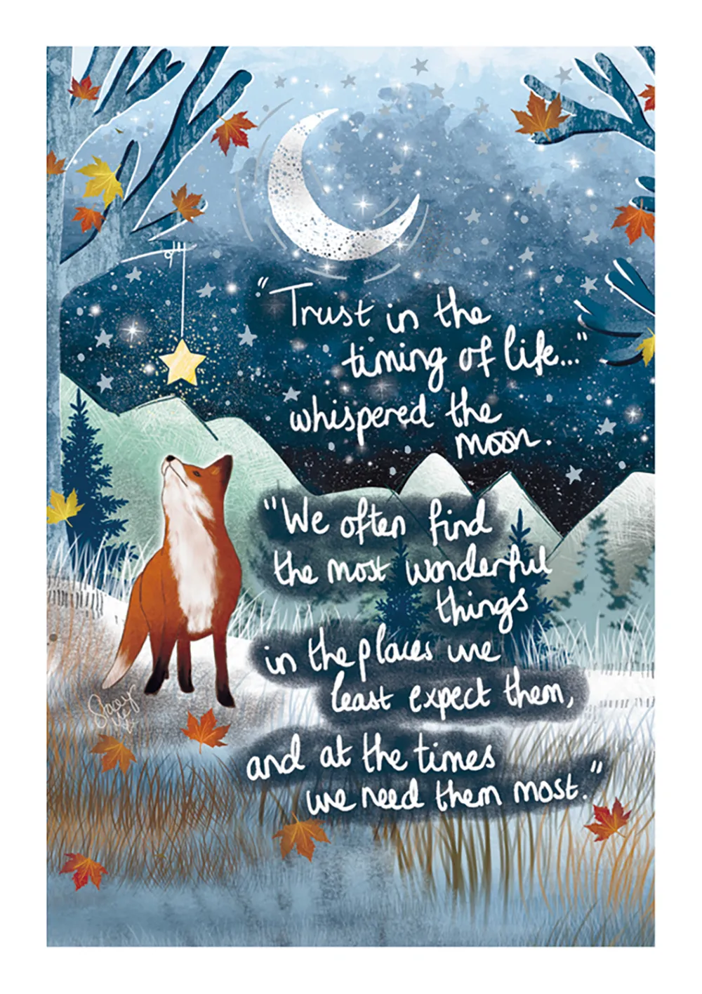 Trust Timing Friendship Card