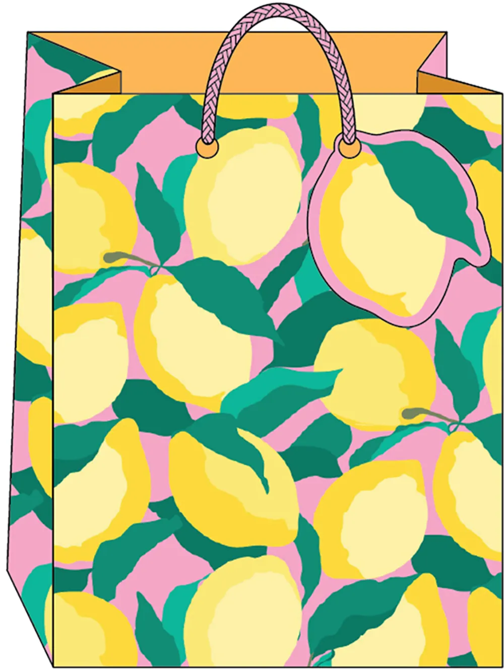 Lemons Medium Gift Bag