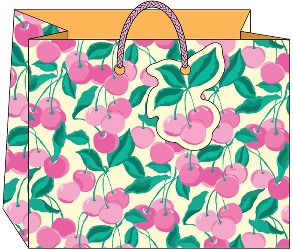 Cherries Medium Landscape Gift Bag