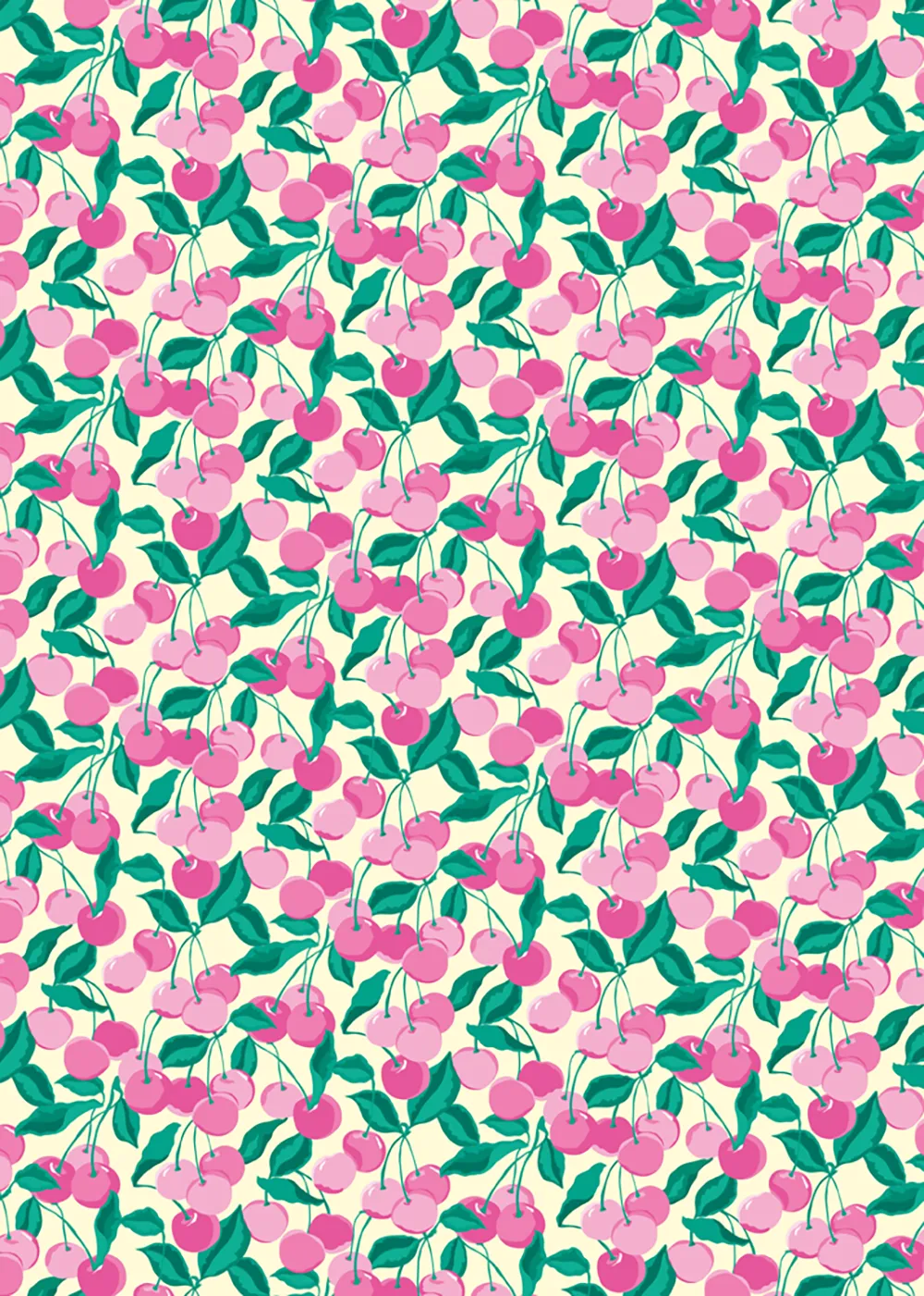 Pink Cherries Sheet Wrap