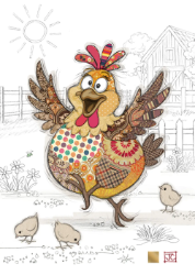 Harriet Hen Blank Card