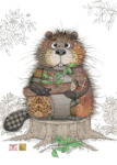 Barry Beaver Blank Card
