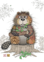 Barry Beaver Blank Card