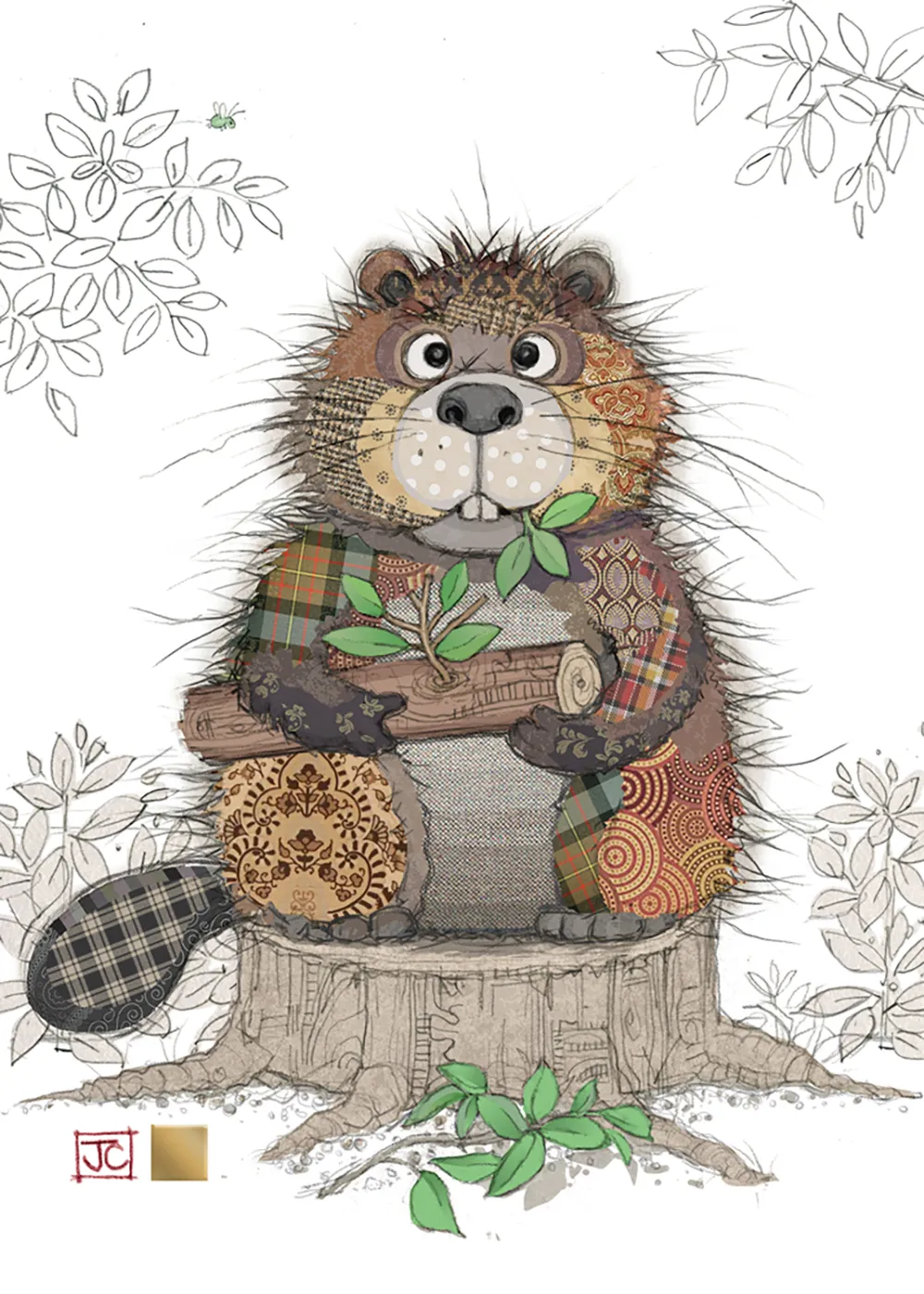 Barry Beaver Blank Card