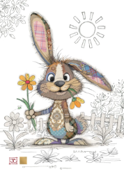Truffle Rabbit Blank Card