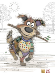 Dougie Dog Blank Card