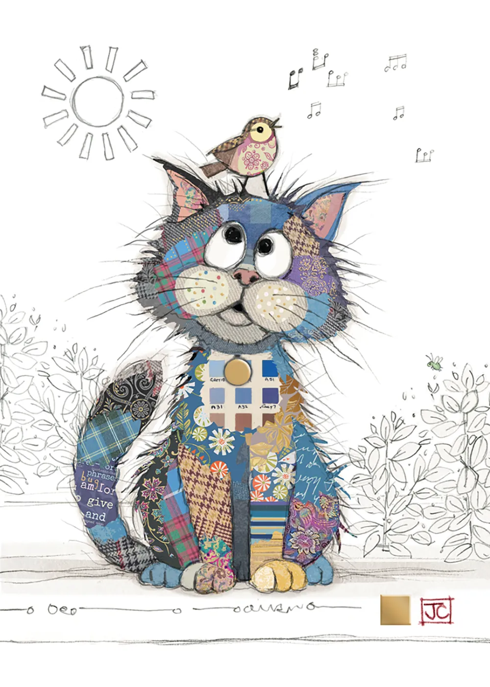 Charlie Cat Blank Card