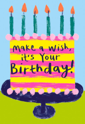 Wish Cake Birthday Card