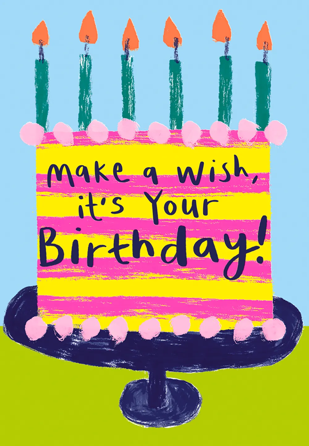 Wish Cake Birthday Card