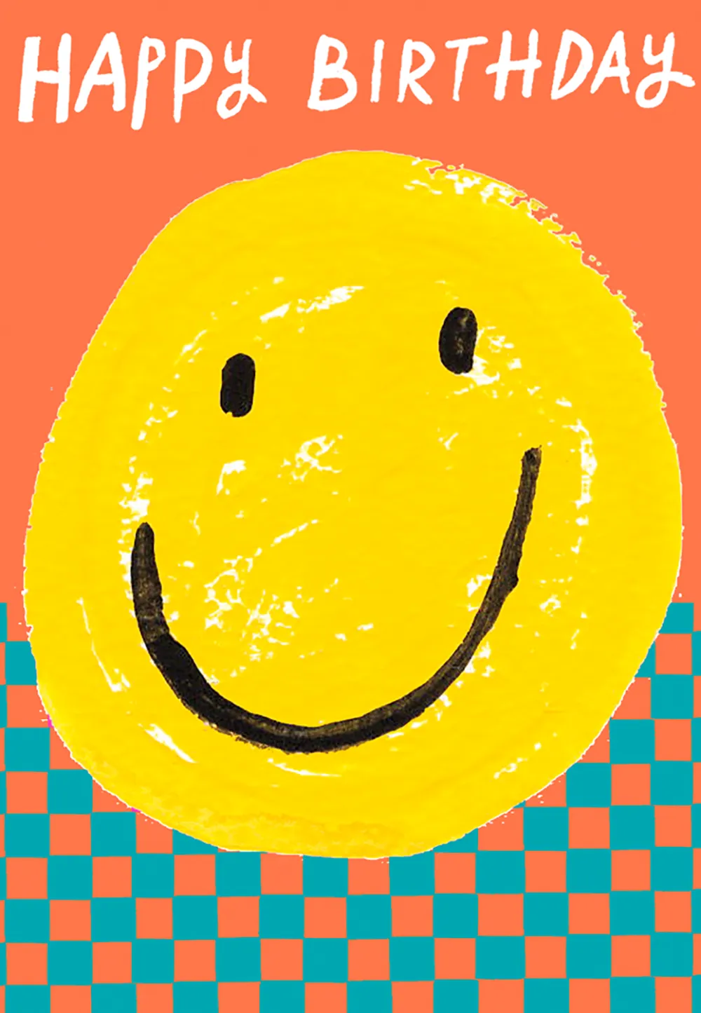 Smiley Face Birthday Card