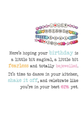Friendship Bracelets Birthday Card