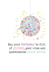 Disco Ball Birthday Card