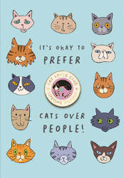 Cats With Pin Friendship Card