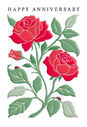 Roses Anniversary Card
