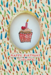 Cupcake Die Cut Birthday Card