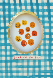 Smiles Die Cut Friendship Card