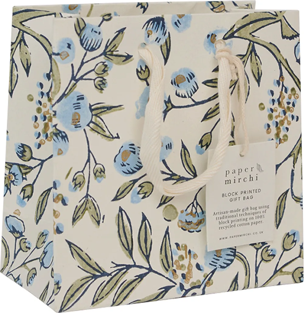 Bluestone Birds Handmade Small Gift Bag