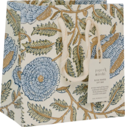 Bluestone Flower Handmade Small Gift Bag