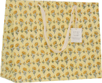 Ditsy Yellow Handmade Large Gift Bag