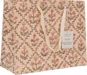 Lattice Terracotta Handmade Medium Gift Bag