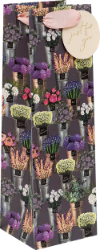 Flower Market Bottle Gift Bag