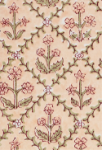 Floral Lattice Handmade Blank Card