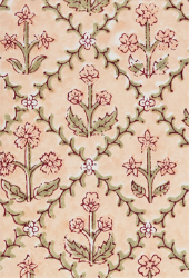 Floral Lattice Handmade Blank Card