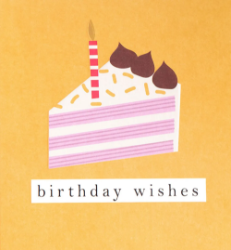 Cake Slice Birthday Card