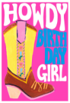 Howdy Birthday Card