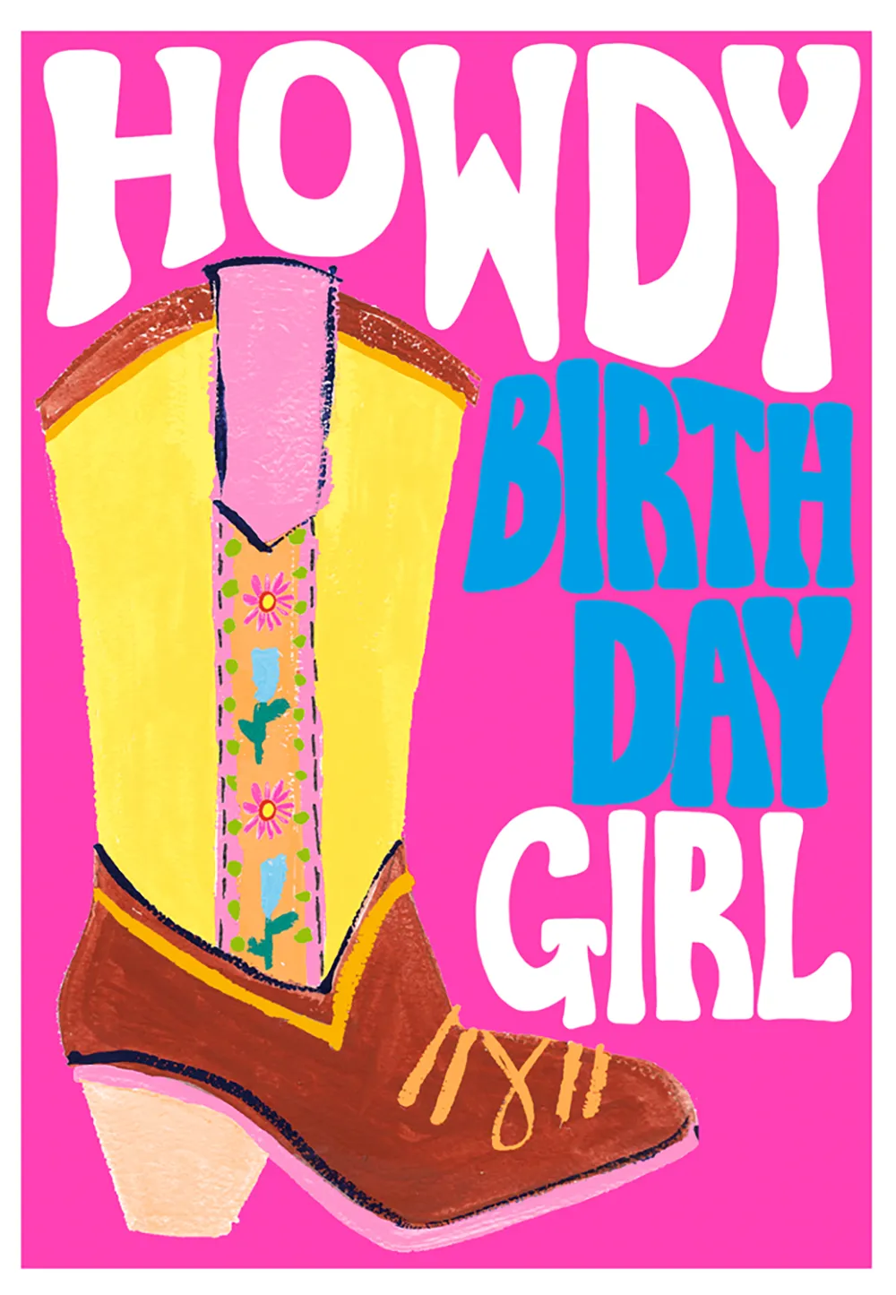 Howdy Birthday Card