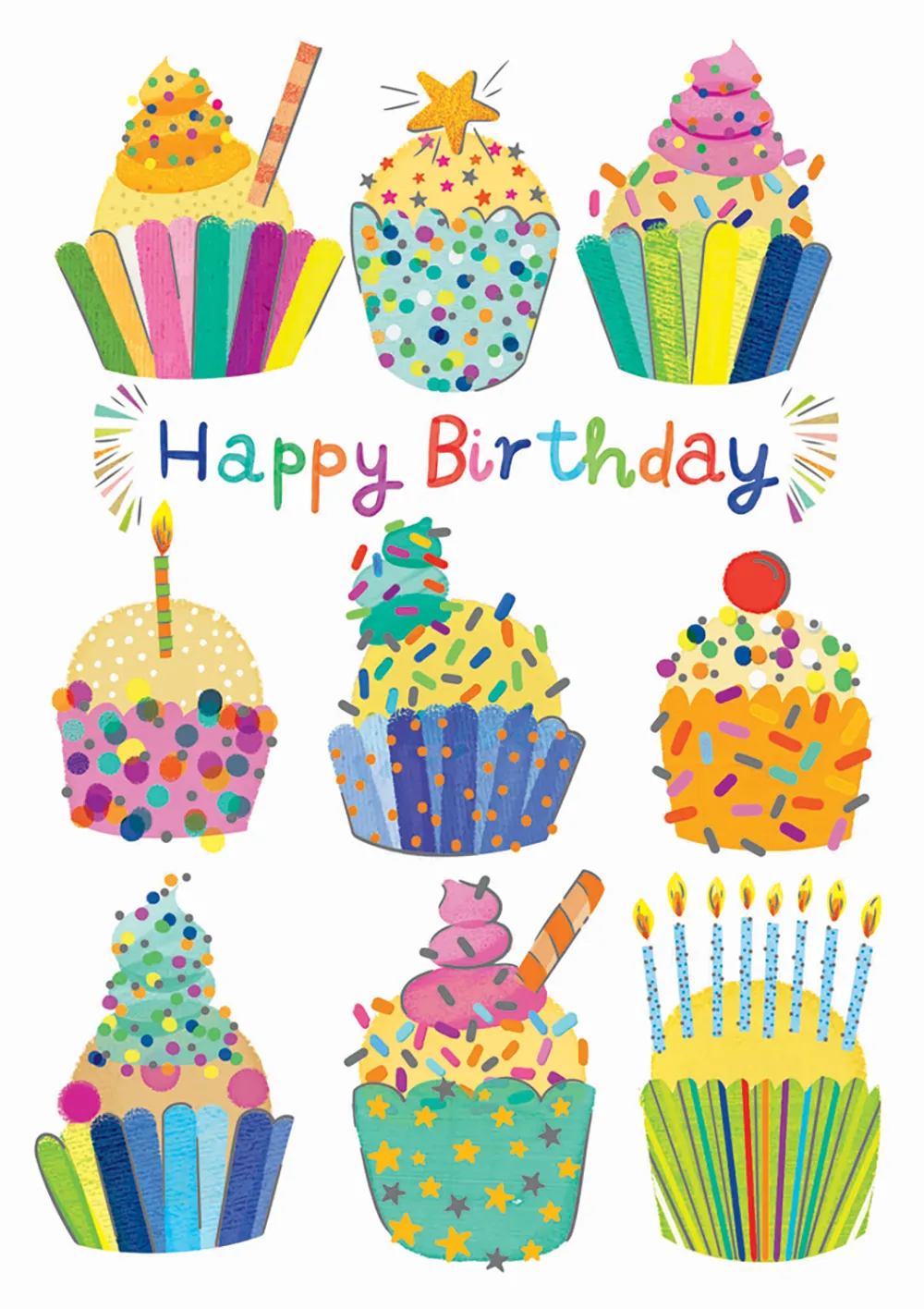 Cupcake Birthday Card