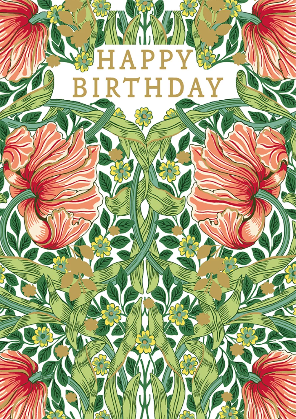 Poppies Birthday Card