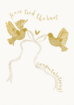 Birds Knot Wedding Card