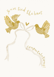 Birds Knot Wedding Card