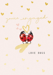 Love Bugs Engagement Card