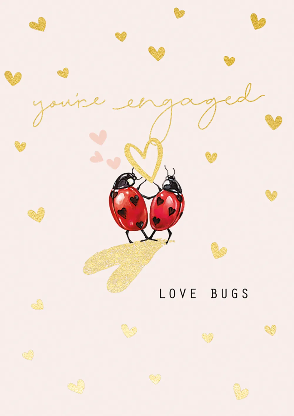 Love Bugs Engagement Card
