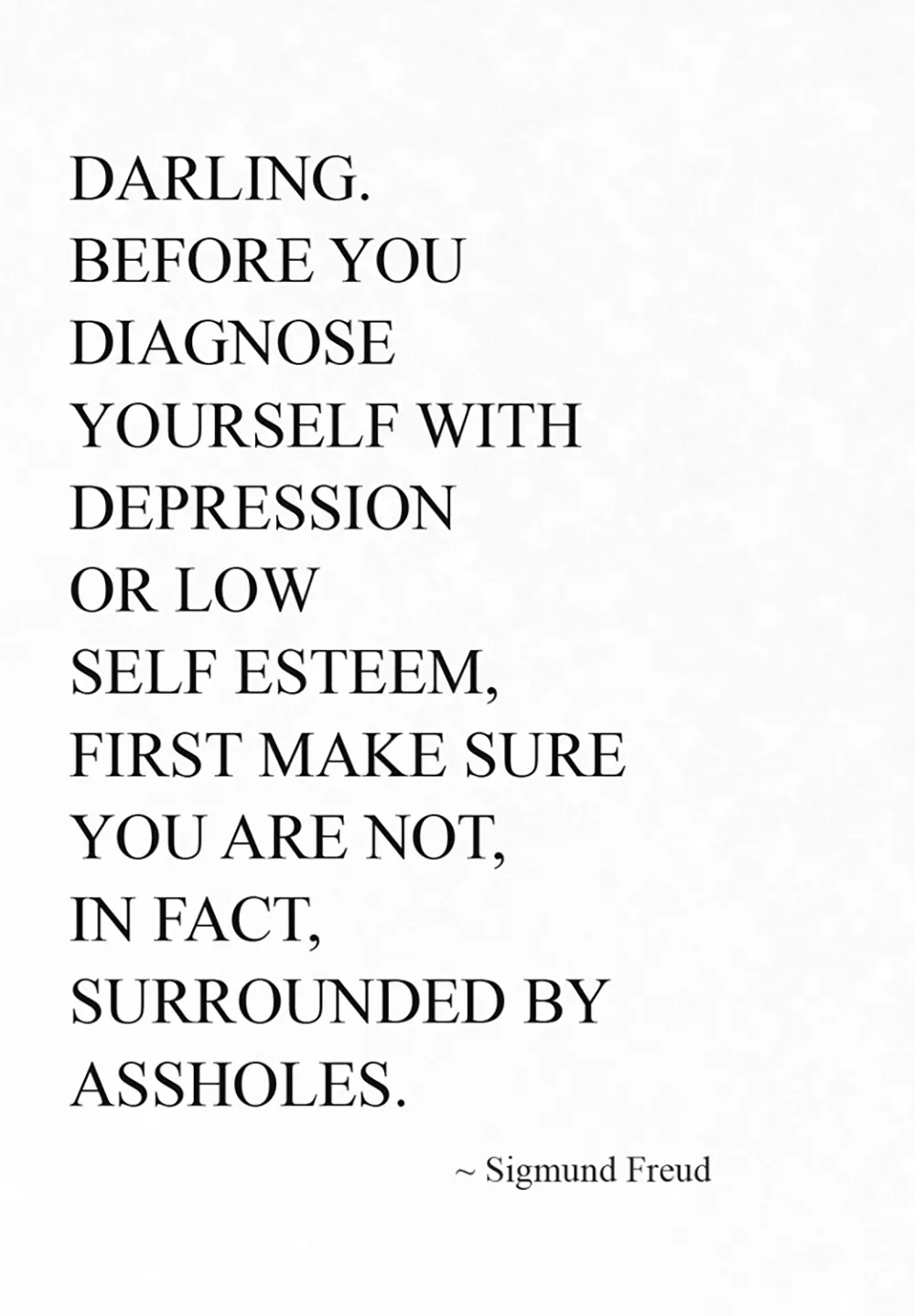 Darling Diagnose Friendship Card