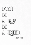 Legend Lady Friendship Card